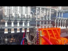 Μία σταθμός HDPE ευρείας μύτης δοχεία καθημερινής χρήσης που κατασκευάζουν μηχανήματα εκτόξευσης μηχανή σφυρομόρφωσης