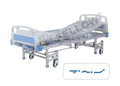 China Multifunction mobile Powder - coated Steel Medical Hospital Beds caster wheel for sale