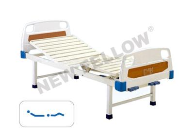 China folding Medical Hospital Beds , adjustable mobile nursing bed for home for sale