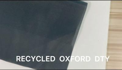 China Fabrics for clothing cases and bags Shells silk Oxford Recycled polyester Environmental protection for sale