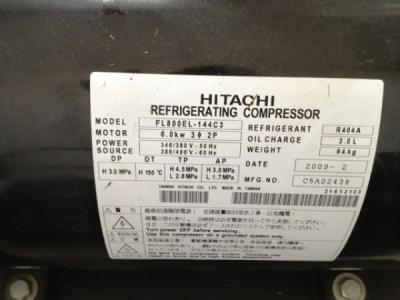 China hitachi horizontal scroll compressor FL800EL-144C3 for sale