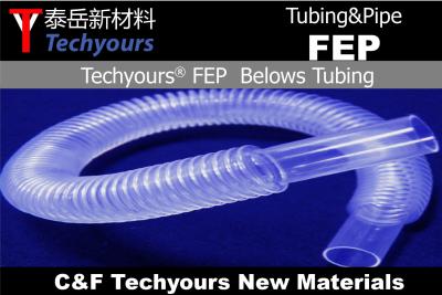 China FEP Shrink Tubing /  FEP Belows Tubing / Pipe  / PASS 97-99% UV Light for sale