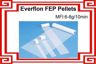 China FEP Resin / MFI 6-8 / Extrusion Processing / Virgin Pellets for sale