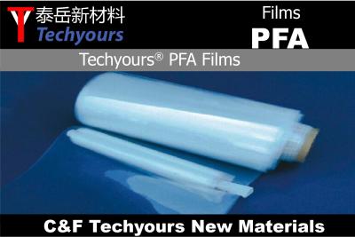 China PFA Release Film / Transparent / High Thermal Conductivity PFA Film for sale