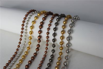 China Sparkling Stainless Steel Ball Chain Curtain Bead Curtain For Shower Room for sale