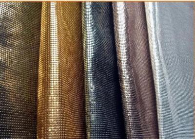 China Flexibles Metallperlen-Vorhang-Raum-Teiler, Metallpaillette-Gewebe für Dekoration zu verkaufen