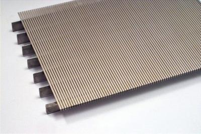 China SS Metal Johnson Wedge Wire Screen Vee Wire Screen Flat Panel High Strengh for sale