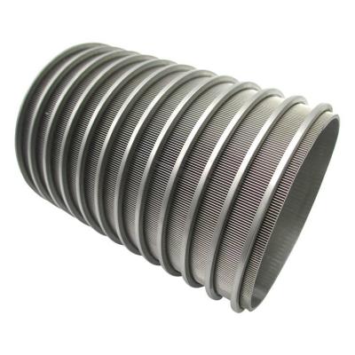 China Sewage Filtration Wedge Wire Sieve Filters Vee Wire Screen Tube High Oil Extraction Rate for sale