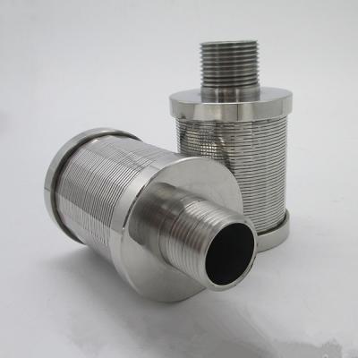 China Metal SS Johnson Wedge Wire Screens Water Filter Intake Nozzle Easy To Clean for sale