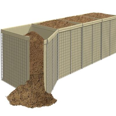 China Pakistan Sand Filled Hesco Bastion Barriers Blast Gabion Walls With Geotextile for sale
