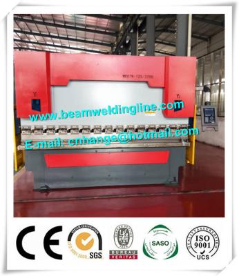 China Hydraulic Press Brake Machine , WE67Y-125T/3200 CNC Press Brake Bending Machine for sale