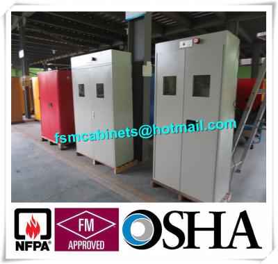 China Cylinder Fireproof Industrial Safety Cabinet , Ventilated Cylinder Storage Safety Cabinet for sale