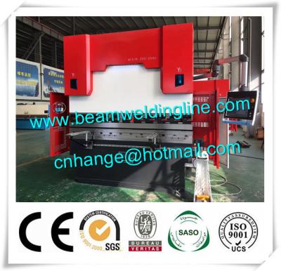 China WC67Y 300t / 3200 Hydraulic Press Brake Machine , Steel Bending Machine Delem System for sale