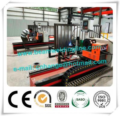 China Automatic H Beam Welding Line , Corrugated Web Beam Welding Machine for sale