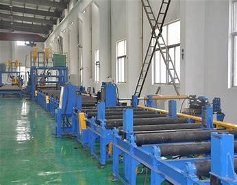 China Light Steel Automatic H Beam Production Line, H Beam Combination Welding Machine for sale