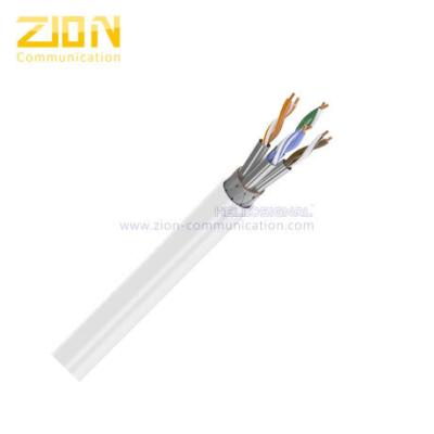 China 1000ft 100m 305M 1000mhz Cat 7 BC SFTP Ethernet Cable Blue White for sale