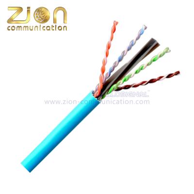 China 23AWG 4 Twisted Pair UTP Cat 6a Copper Cable 1000ft 305m for sale