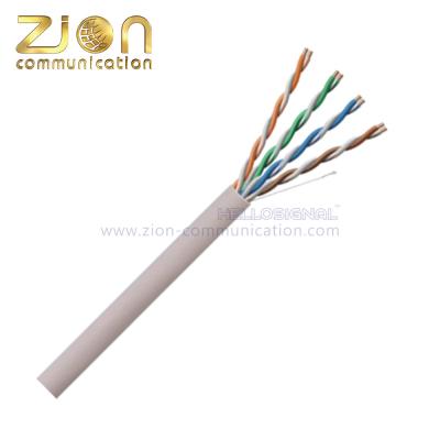 China Lan Ethernet Network Cable Cat5e U/UTP Cat5 24AWG Solid Bare Copper for sale
