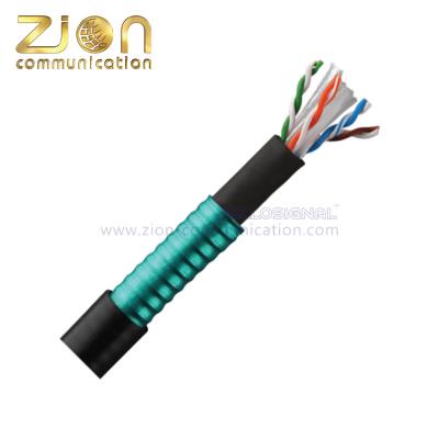 China Outdoor Jelly Filled Copper F/UTP UTP Cat6 Lan Cables LSZH PVC 1000m for sale
