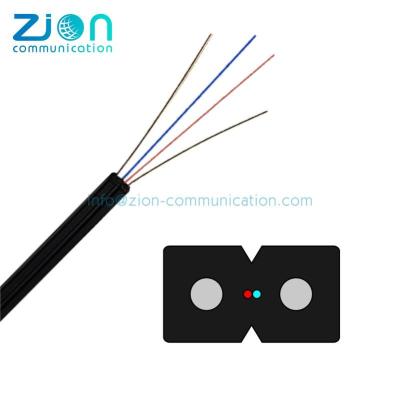 China LSZH Bow Type Drop Cable GJXH Steel Wire Strength Member 2.0x3.0 for sale