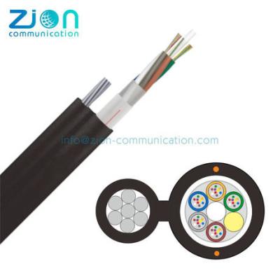 China GYFTC8A FRP CSM Aluminum Armored Figure 8 Fiber Optic Cable Aerial Installation for sale