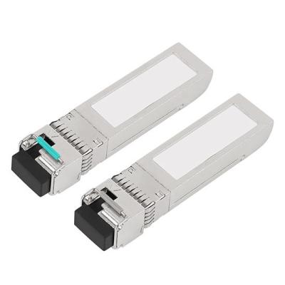 China 1270 / transceptor da fibra ótica de 1330nm 10G SFP+ BIDI ER 60KM LC SMF à venda