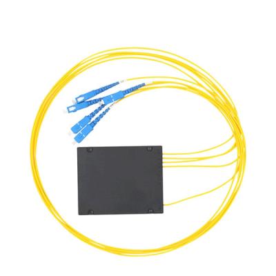 China Optisches Teiler 1×4 heraus ABS Kasten-Monomode- fixierte Art Faser-Optikteiler des Optokoppler-FBT (7233102) zu verkaufen