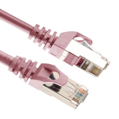 China Stranded Bare Copper CAT.5e F/UTP RJ45 Patch Cord 24AWG Ethernet Network Cable, Customized color for sale