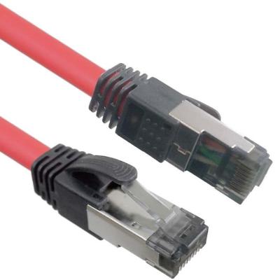 China CAT8 S/FTP Snagless RJ45 PE Insulation Patch Cord Ethernet LAN Network cable 2GHz 40Gbps for sale