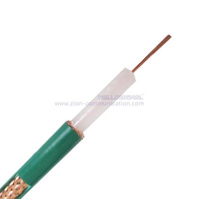 China 100m 305m 500m PVC Jacket KX 6 Cu 90% CCA PVC coaxial Cable Communication Antenna Camera Cable with Power en venta