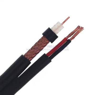 China RG59/U Coaxial Communication figure 8 Cable Manufacture Price, CCTV rg59 cctv camera cable for RG59 with power cables en venta