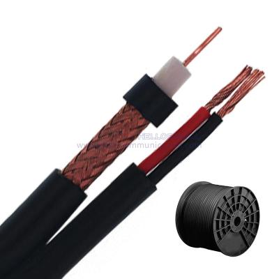 China Perfect Material CMR RG59 Coaxial Cable +2core Power Communication Siamese Cable for CCTV for sale