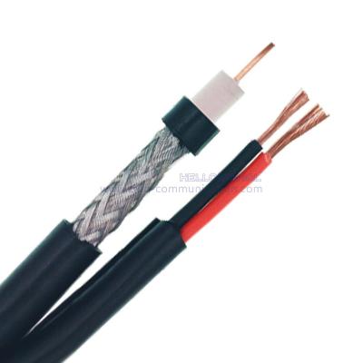 China CCTV cable RG59/U 2C 0.5 Figure 8  video power cable best price RG59+2c power coaxial wholesale for sale
