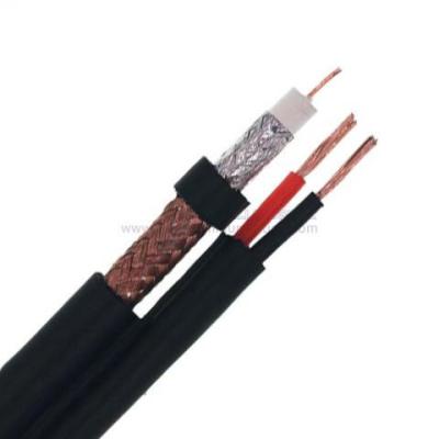 China RG6/U 2C18AWG CM Figure 8 Coaxial Cable Factory Directly Supplying Competitive Price Rg6 2c Power Coaxial Cables en venta
