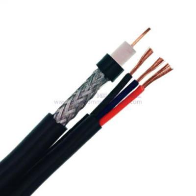 China 40% 3X26 AWG CCTV Cable RG59+2C Cctv Coaxial Cable For Voice Communication BC/CCS en venta