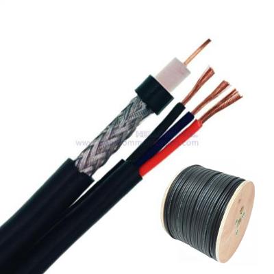 China RG59 90%+3c 26 AWG  RG59 with 3C Power Coaxial Cable 75 Ohm extension cable for CCTV camera system for sale