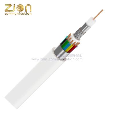 Chine CCTV Coax Cable 12+1, Mini Coax +12×0.22 Competitive Price 75Ohm Mini Coaxial RG59+2 Composite Cable à vendre