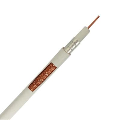 China RG59 BC 95% BC PVC CMR Wholesale CCTV Telecommunication Cable Rg59 Copper Conductor Braiding Cable Coaxial Cable for sale