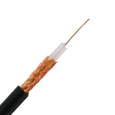 China RG59 B/U BC 95% BC PE Coaxial F TV BNC Connectorquad-Shield RG6 CCTVNetwork Communication Wire Computer Cable for sale