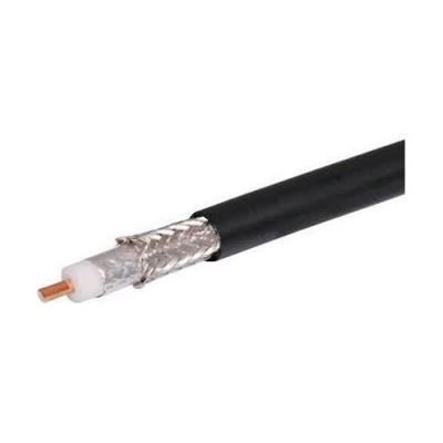 China RG11 S 90% PVC CM 75ohms Rg11 with Messenger Coaxial Cable for CATV System Overhead Messenger Cable for sale