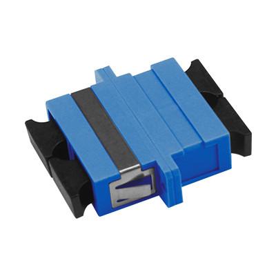 China SC UPC DX Adapter / Coupler With Flange Fiber Optic for sale