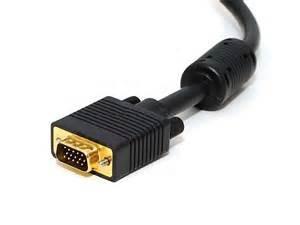 China Gold Plated VGA Cable 28AWG Tinned Copper Conductor HD 15 PIN Male To Male for sale