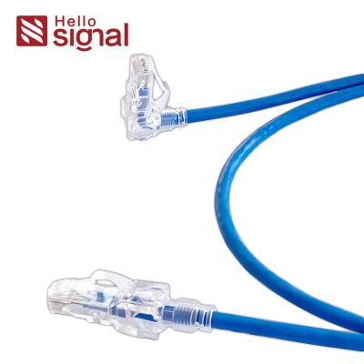 China Stranded Bare Copper Conductor UTP CAT6 Patch Cord 360 Degree Stereo Rotation for sale