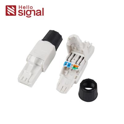 China Solid And Stranded Unshielded UTP CAT6A RJ45 Toolless Plug ZC-G40U-C6A for sale