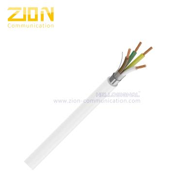 China Security Alarm Cable Shielded 0.20mm2 Solid Copper Conductor For Intercom System for sale