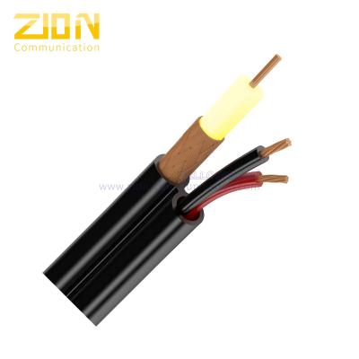 China CFTV Digital Coaxial Cable For Security Camera , Yellow Solid PE Insulation for sale