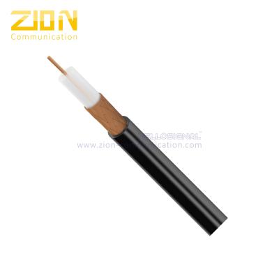 China 95% Copper Braid RG59 Coaxial Cable with 0.58mm Copper Conductor for CATV for sale
