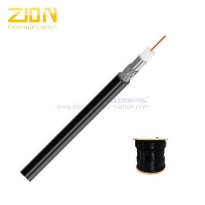 China Low Loss 18 AWG CCS RG6 Coaxial Cable CMR Rated PVC 75 Ohm for Ethernet for sale