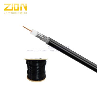 China Economy RG6 CATV Coaxial Cable 18 AWG CCS 40% AL Braid for Satellite TV for sale