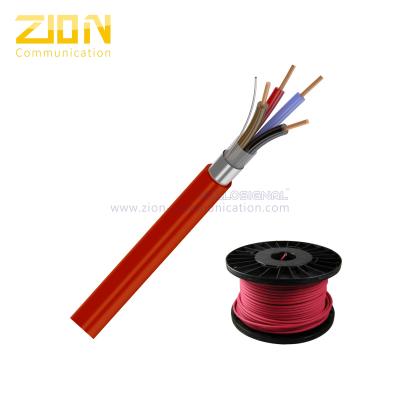 China 4 Core 1.00mm2 Shielded FRLS Fire Resistant Cable for Installation in Fire System for sale